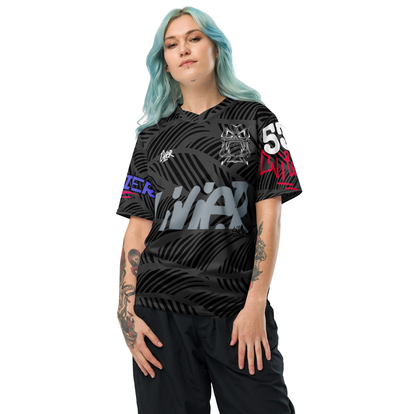 CVIER FC BLACK - Nachhaltiges Unisex-Trikot